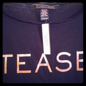 Victoria's Secret NWT Long Sleeve Black Shirt